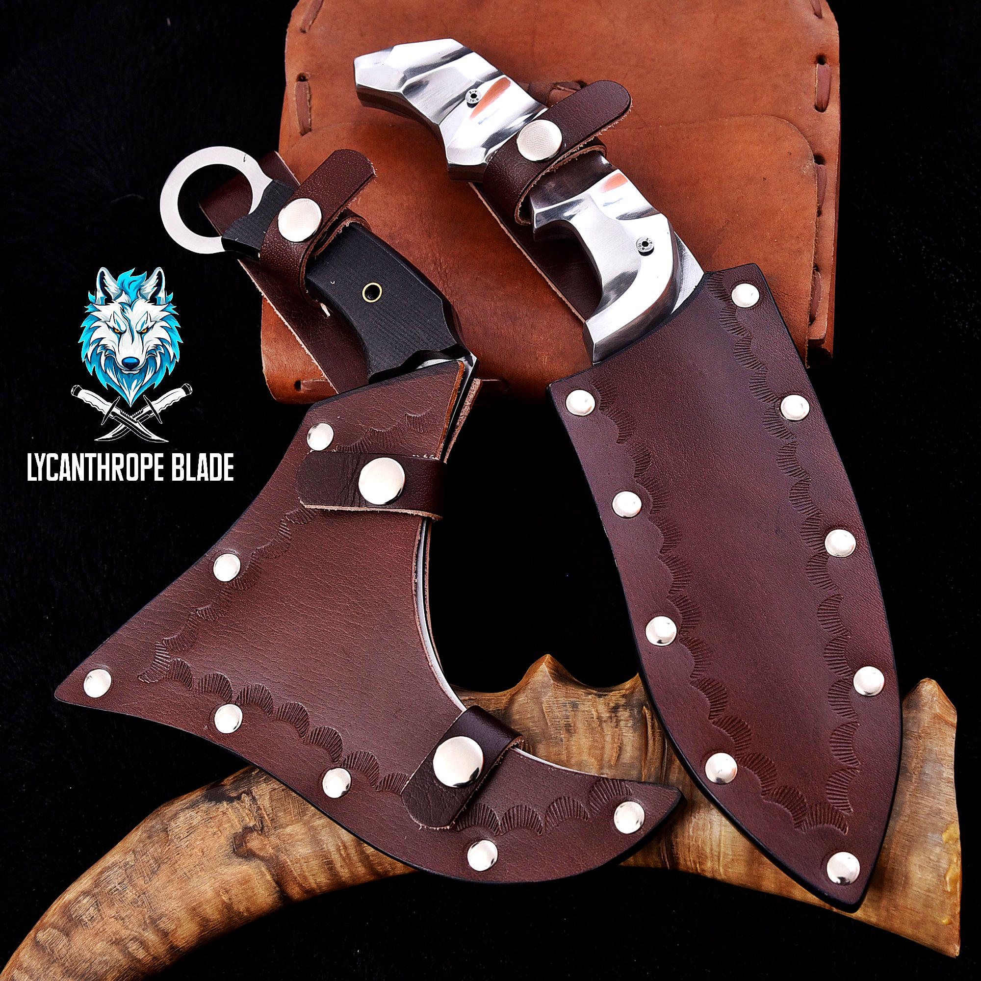 Tekken 8 Victor Chevalier Replica Knives | D2 Steel, Cosplay Prop