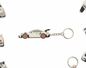 Porsche 911 Model Car Keychain - Gift for Him/Her