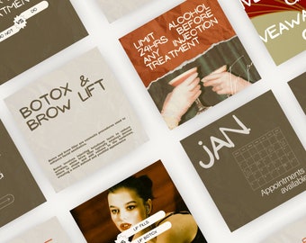 Medspa Instagram Templates: Botox & Filler Posts (PDF Guide)