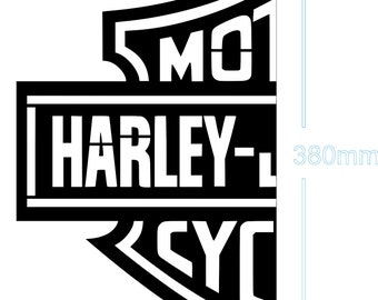 Harley Davidson digitale Datei svg dxf ligthburn 500x380