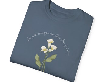 Saint Joseph + Lilies T-shirt, Camiseta de San Jose + Lirios