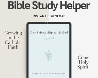 Catholic Bible Study Guide: Holy Spirit Journal (Digital Download)