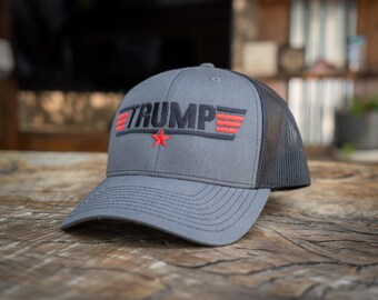 Trump Hat USA Hat Puff Embroidery Cap US Navy Hat Trump 2024 MAGA Hat Trump Merchandise President Donald Trump America Cap