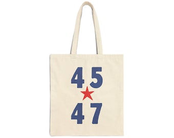 トランプ パトリオティック トートバッグ、#45 #47 アメリカ製、複数の