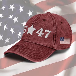 Präsident Trump Hut 45 47 Hut MAGA Papa Hut Machen Amerika wieder großartig Trump Merch Trump 2024 Pro Amerika Hut 45 Gestickter Hut
