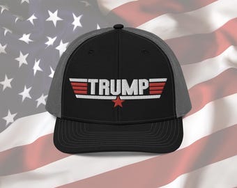 Trump Hat US Navy Hat Trump 2024 President Donald Trump Cap Trump Trucker Hat Snap Back Patriotic Hat MAGA Hat Republican Gift