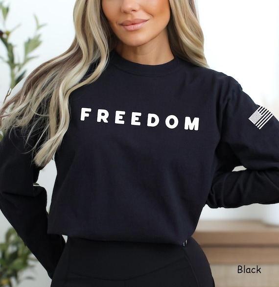 Freedom Long Sleeve Unisex T-shirt, Justice for Charlie, Patriotic Shirt, Comfort Colors Shirts, Charlie Shirt