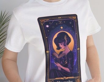 Reader Tarot Card T-Shirt, Reader shirt, Tarot Card Shirt, Book Lover, Bookish shirt, Library shirt, Books shirt, Book tarot shirt, Reading
