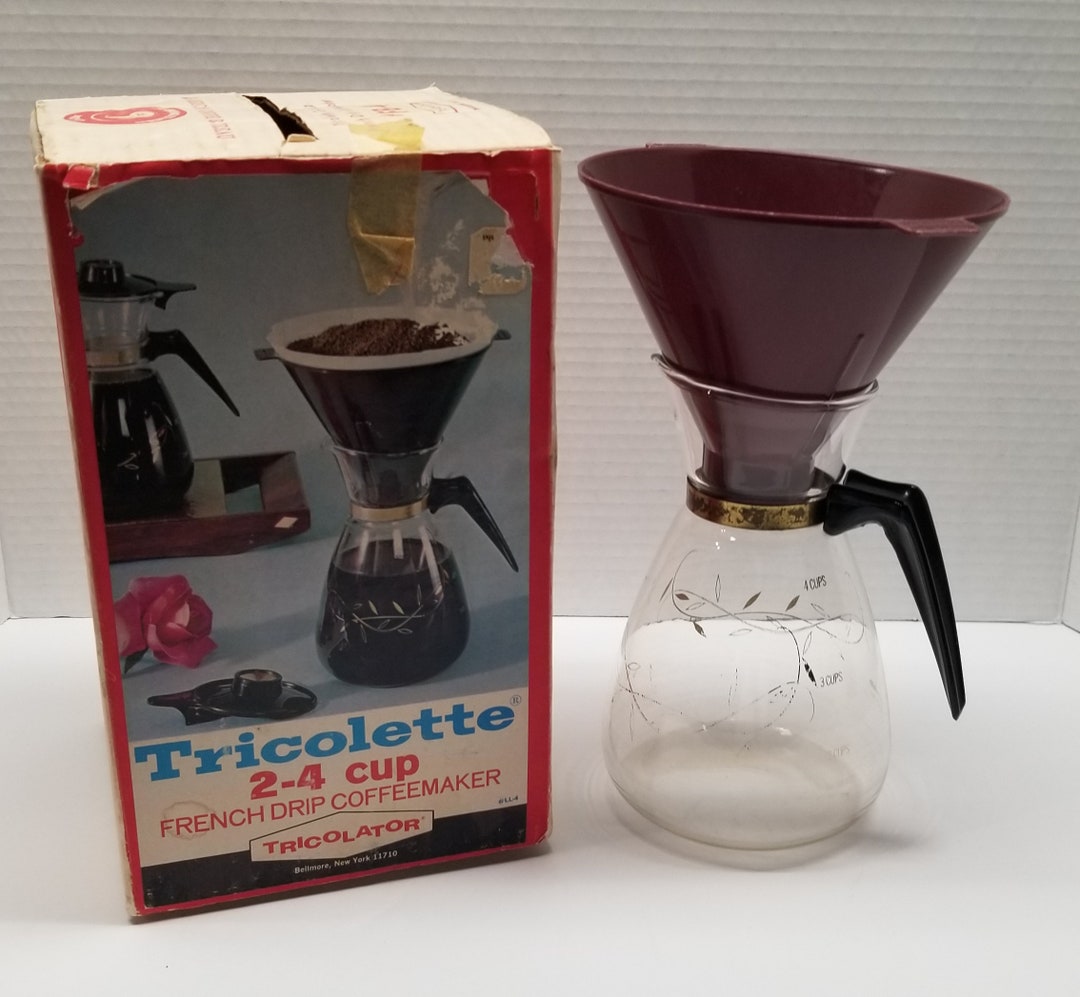 Vintage Tricolette Tricolator French Drip Coffee Maker Etsy