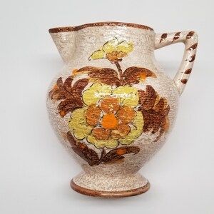 Vintage Floral Ceramic Jug