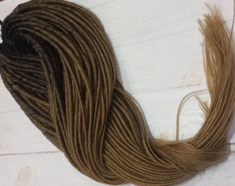 Ombre Brown Synthetic Dreadlocks Extensions - DE/SE Natural Look