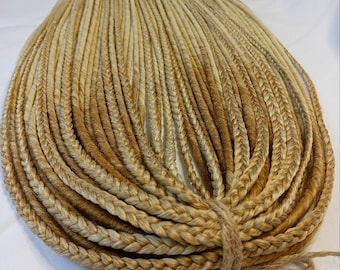Handmade Mix Blonde Dreadlock Extensions: DE & SE Synthetic Dreads
