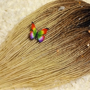 Synthetic brown to blonde dreads | Ombre dreadlocks extensions | Double and Single ended dreadlock | DE and SE dread | Handmade Dreadlock