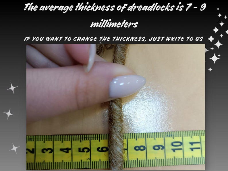 Crochet dreads extensions, Boho blonde dread, synthetic dreadlocks, loc extensions, Double \ Single ended dreadlock image 10