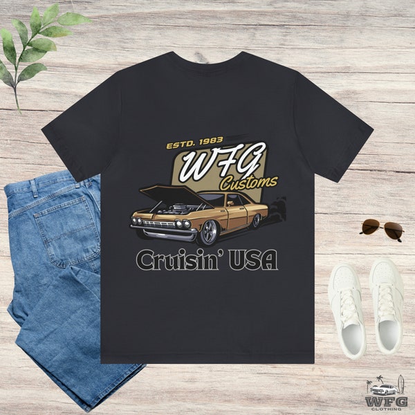 Muscle Car Customs Cruisin' USA T-Shirt Automotive lifestyle Car Culture Tee