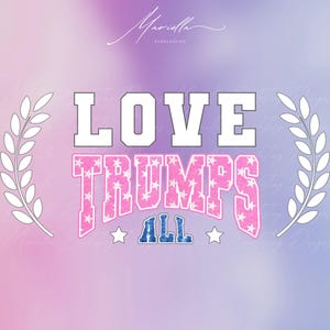 Liefde overtrof alle Amerikaanse vlag citaat - banner met roze ster spangled, goddelijke liefde, Valentijnsdagkaart, 4 juli, T-shirt stellen, cadeau voor hem