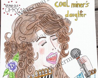 Loretta Lynn Digital Art Download Printable