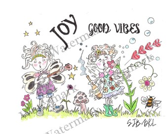 Good Vibes Digital Art Download Printable