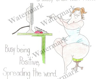 Spreading Positivity Digital Art Download Printable