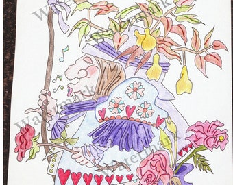 Miss Joy Digital Art Download Printable