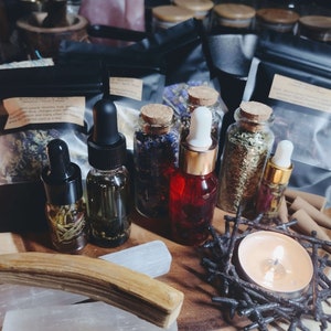 Intuitive Mystery Witch Kit~! Altar Items, Herbs, Crystals, Oils, and ...