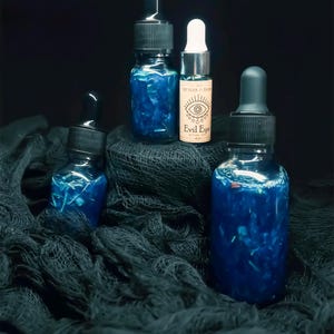 Evil Eye Ritual Intention Oil | Mirroring | Shielding | Guarding | Protection | Altars, Spells, Sachet