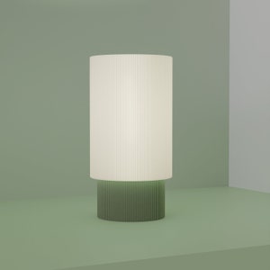 bamboo lamp in green color