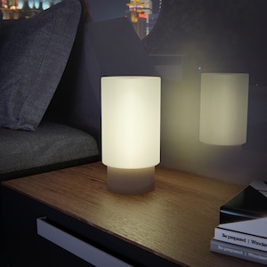 Opening Sale BAMBOO X LUXY the minimal smart table lamp, Tuya Smart Bulb included, 3d printed lamp, Original Design, Sustainable Product image 2