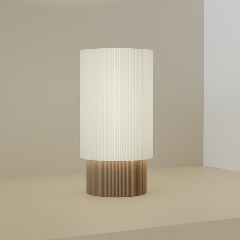 bamboo lamp in brown color