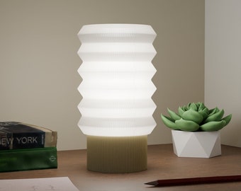 Limited Edition | LUXY X GLAZZ - the minimal smart table lamp, Tuya Smart Bulb included, 3d printed lamp, glass