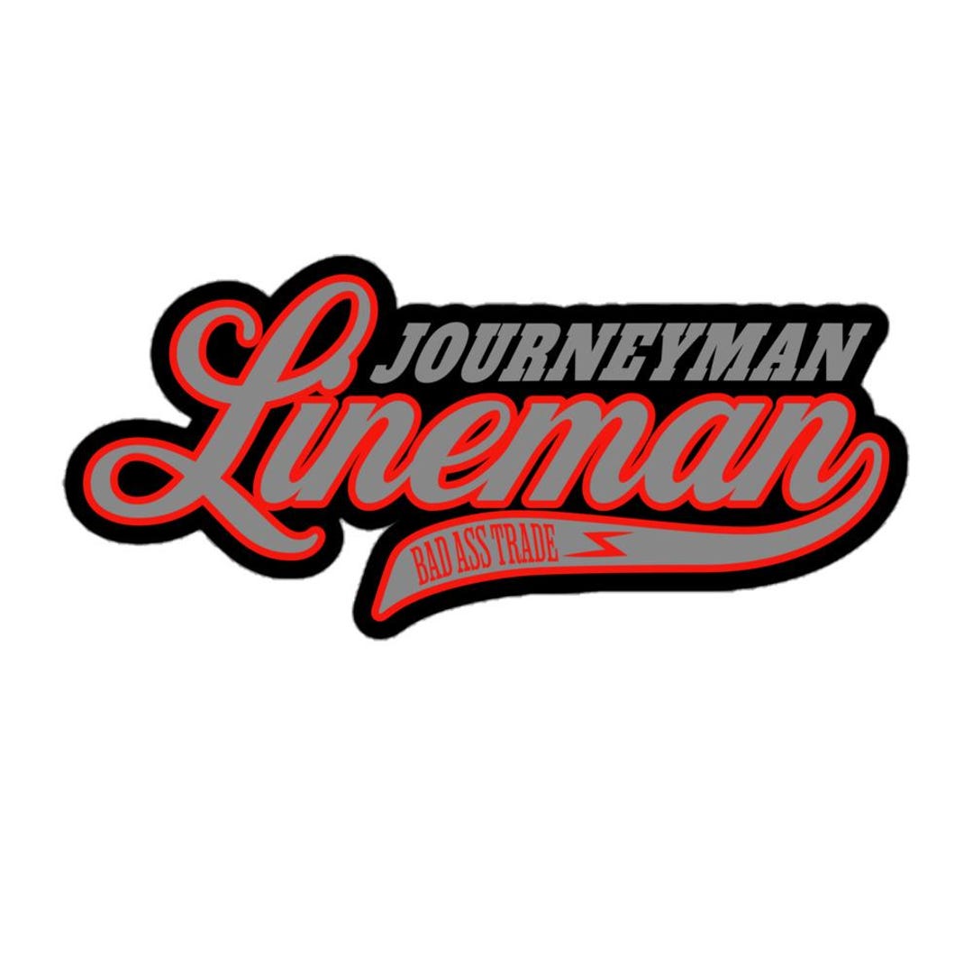 Sticker Line Men Journeyman Lineman Sticker. Lineman Sticker, Lineman, Power Lineman ...