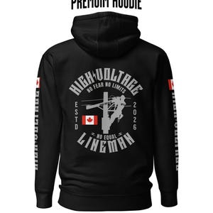 Felpa con cappuccio Canadian Distribution Lineman