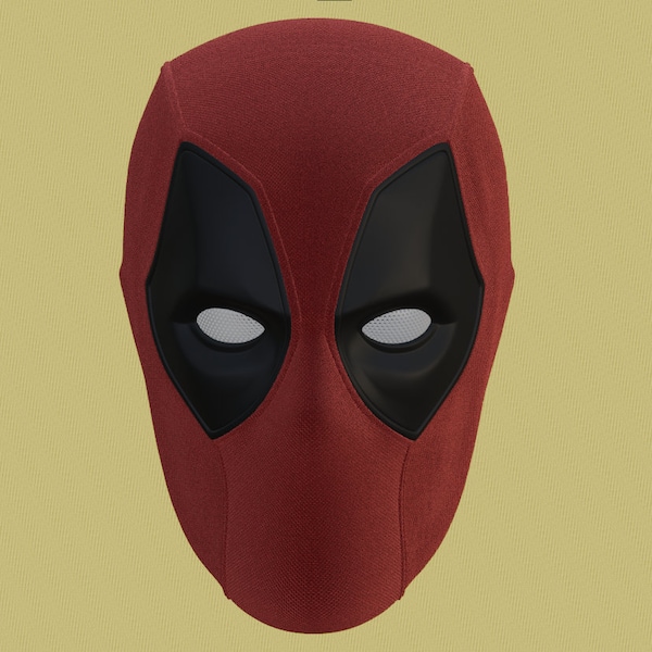 Deadpool Maske einfach anzubringen Deadpool 3 Wolverine Stl File 3D Stl, stl Datei für 3d Drucker