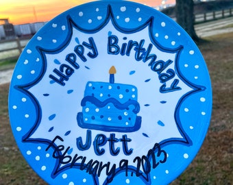 Custom Birthday Plate