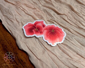 Primrose Die Cut Vinyl Stickers