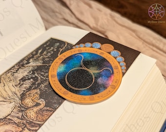 Taurus Zodiac Bookmark: Handmade Magnetic Bookmark with Birthstone