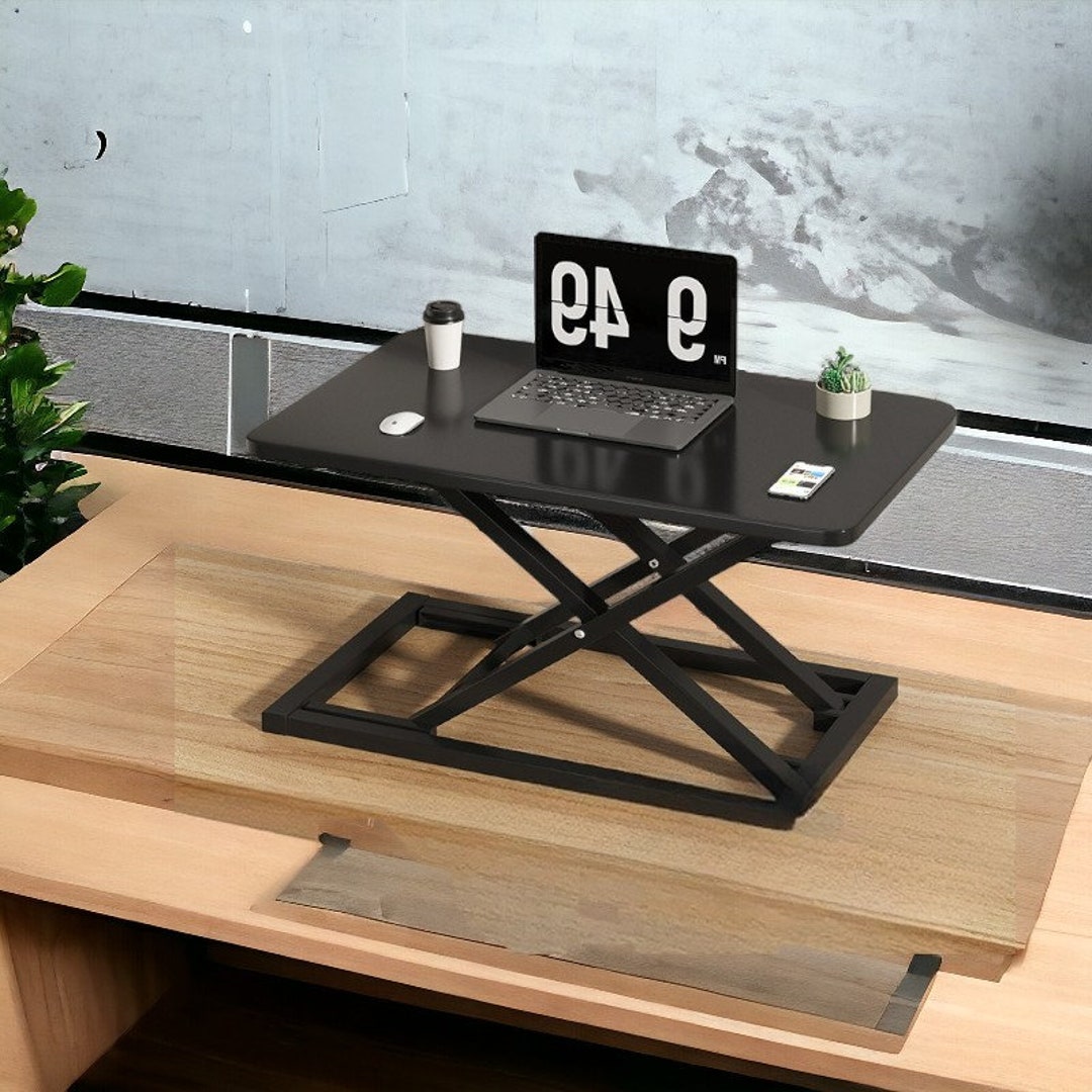 Standing Office Desk Folding Stand, Liftable Laptop Table, Modern ...