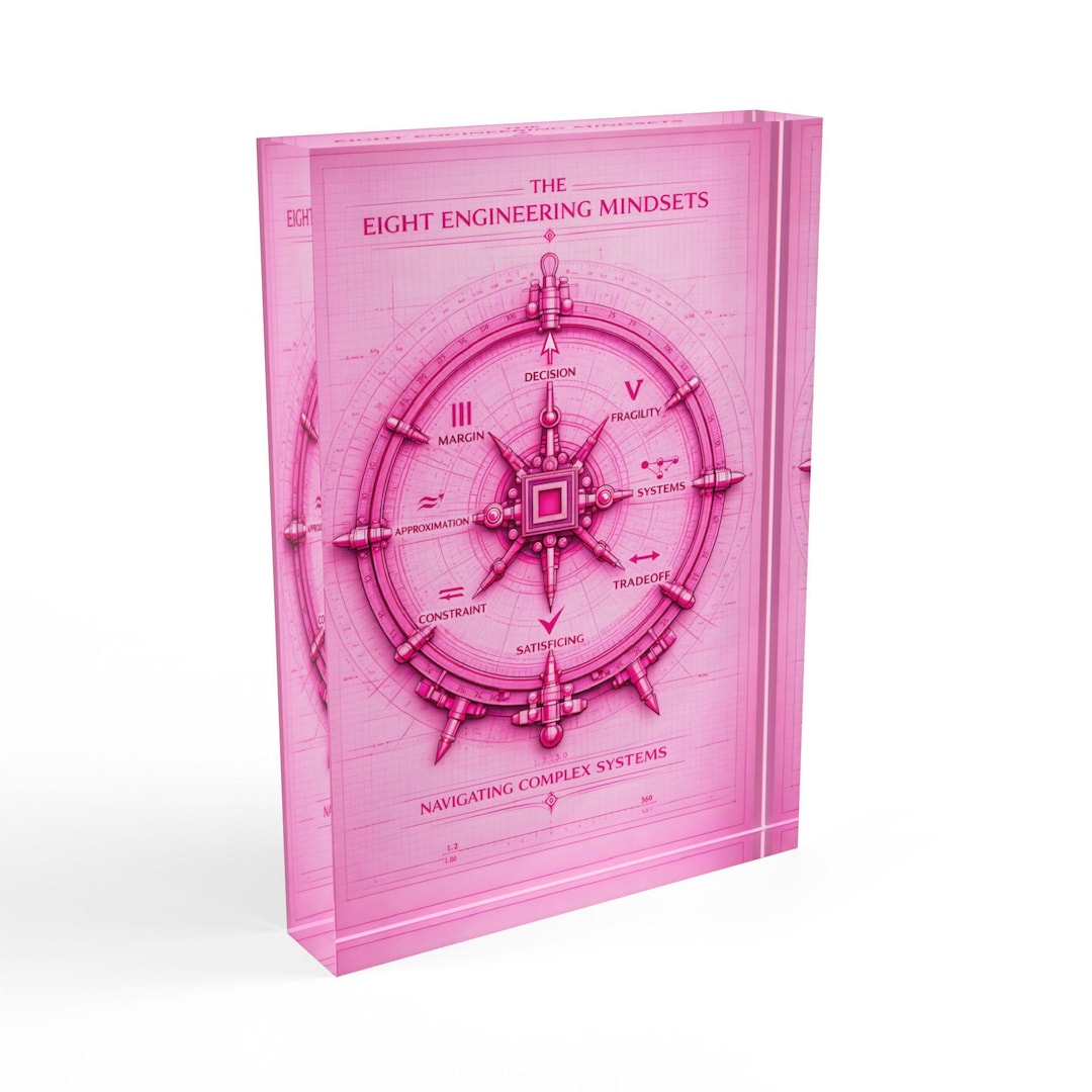Pink Engineering Blueprint Art | Systems Thinking Diagram, Engineer ...