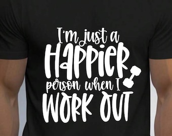 Workout T-shirt: Unisex Cotton Gym Tee