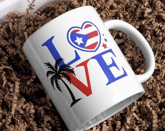 Puerto Rico Coffee Mug: Boricua Pride, Isla del Encanto