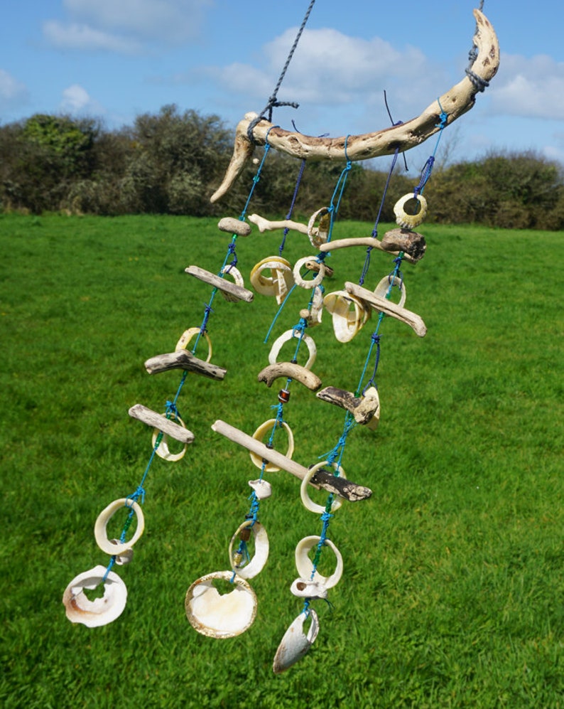 Wind Chimes, Driftwood and Shell, Seaside, Driftwood, Shell, Meditation ...