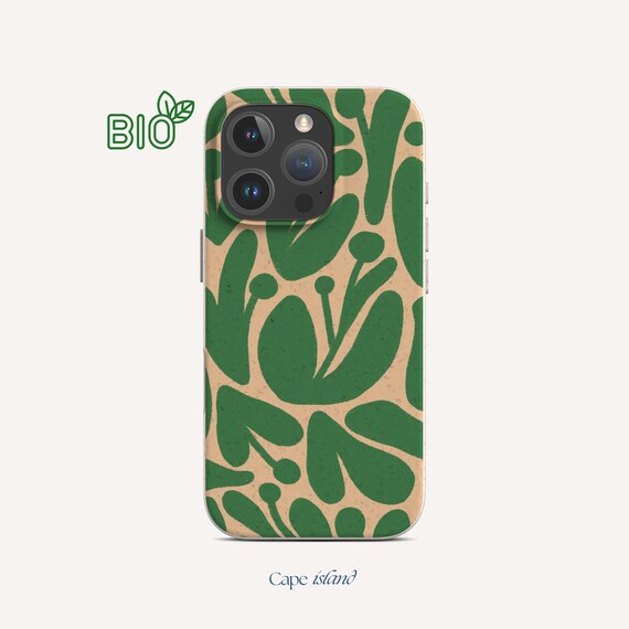 Green Leaf Biodegradable Phone Case: Vegan Eco-friendly Cover - Etsy Israel