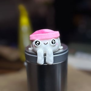 Beanie Desk Pal Polymer Clay Cute Resin Desk Buddy Desk Friend