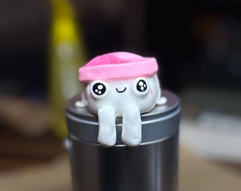 Beanie Desk Pal Polymer Clay Cute Resin Desk Buddy Desk Friend