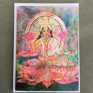 Lakshmi, Fülle Grußkarte