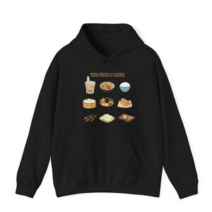 The food I Like t-shirt hoodie, Asian theme gift for asian food lover foodie sweater shirts, unique holiday, birthday, group matching gift