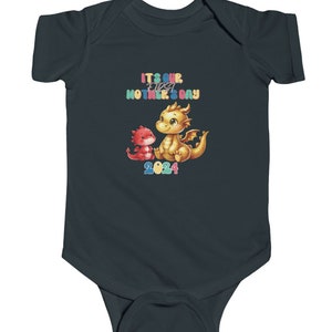 2024 Mommy and Me Set, First Mother's day gift, dragon baby matching shirt, baby shirt, mom Tshirt, new born, dragon year, teeshirt mama image 3