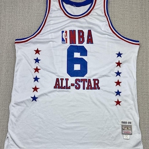 NBA All-Stars Jersey Mens 60 White Pistons Detroit Isiah Thomas Mitchell Ness Big and Tall