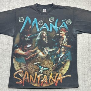 Santana Tour T Shirt - Etsy