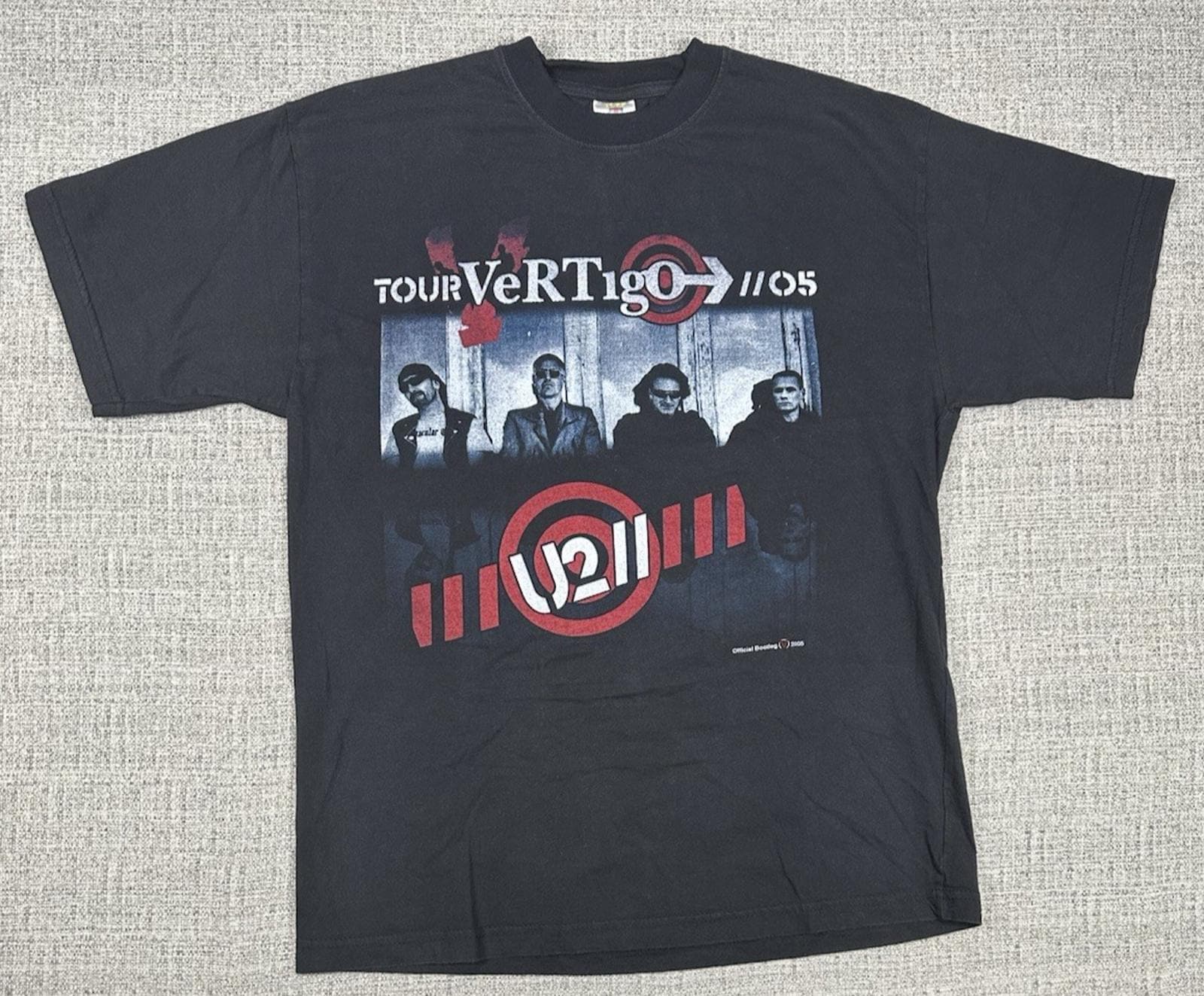 U2 Vertigo Tour 2005 T Shirt - Etsy